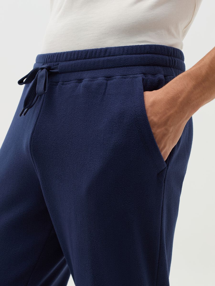 Joggers in pile con coulisse_3
