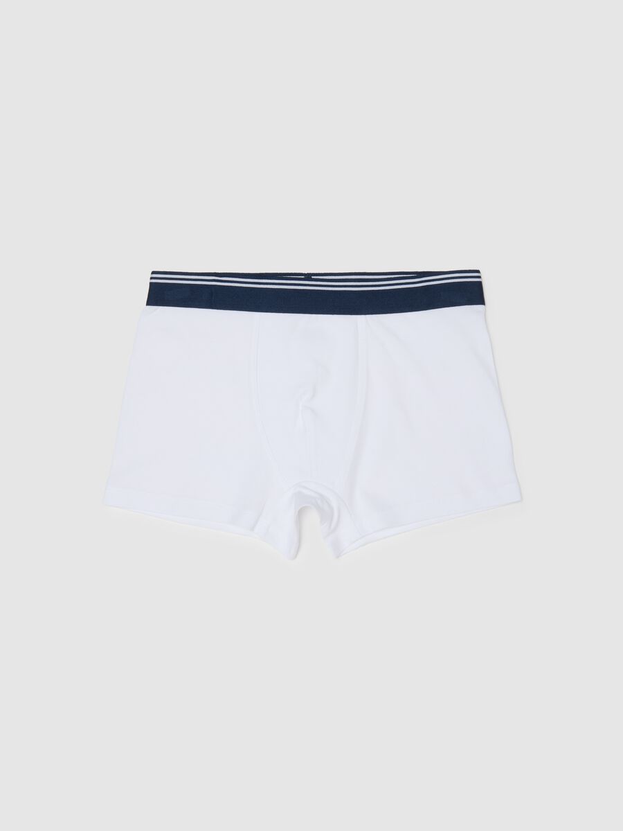 Multicolour boy's boxers in stretchy cotton regular fit_0