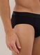Multipack of black stretch cotton briefs with a snug fit_3