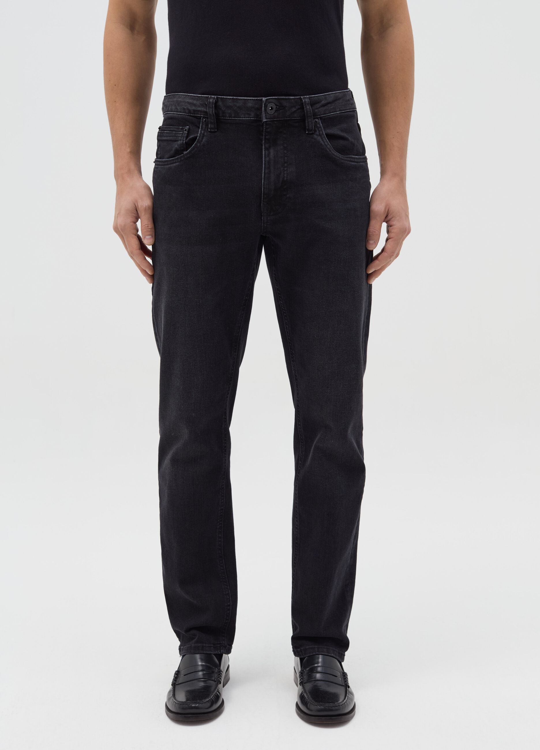 Comfort-fit stretch jeans