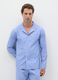 Men's Regular Fit Blue Cotton Pyjama_1