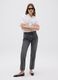 Women's grey regular-fit pure cotton jeans_0