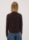 Brown crew-neck regular-fit cardigan with buttons_3