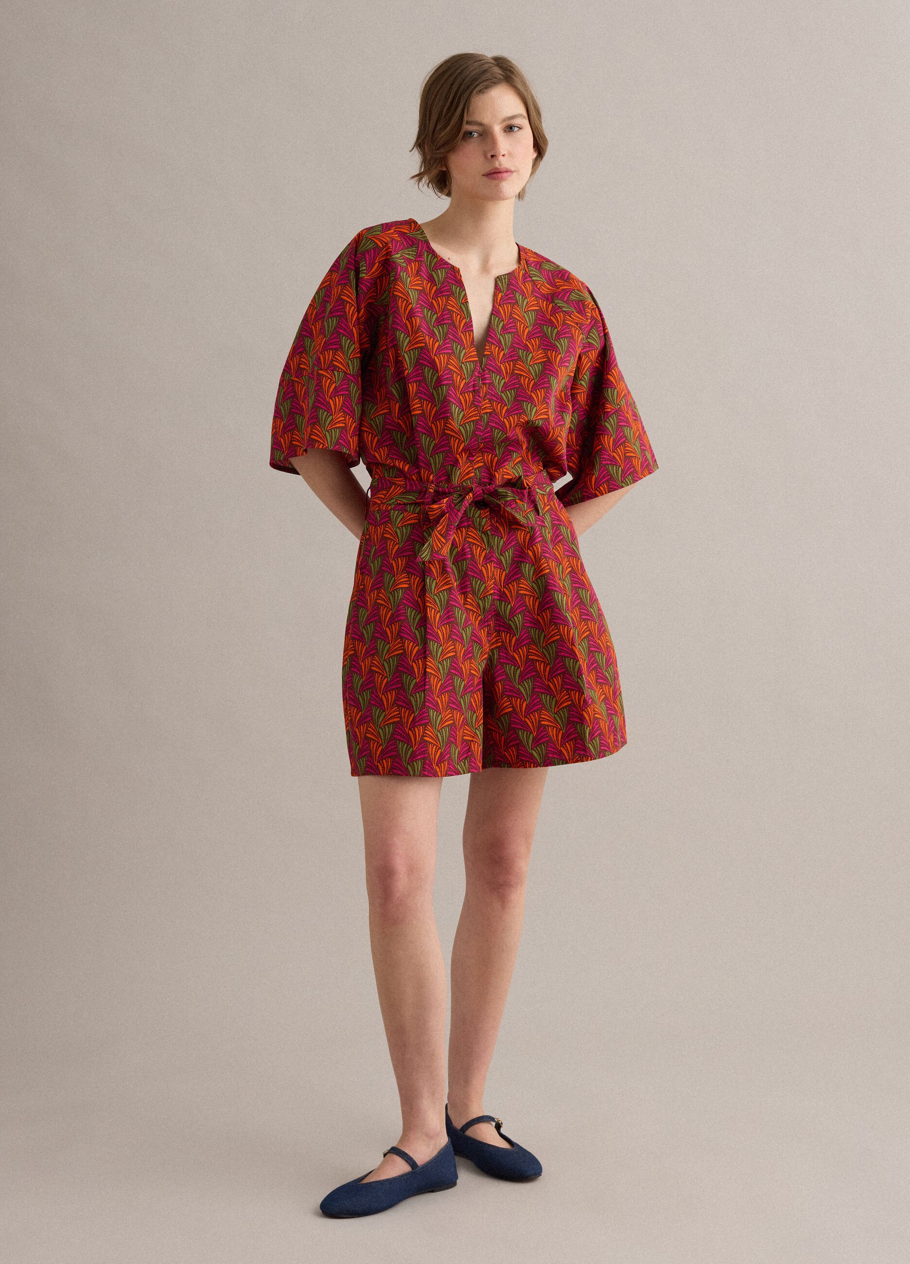 Multicolour pure cotton shirt