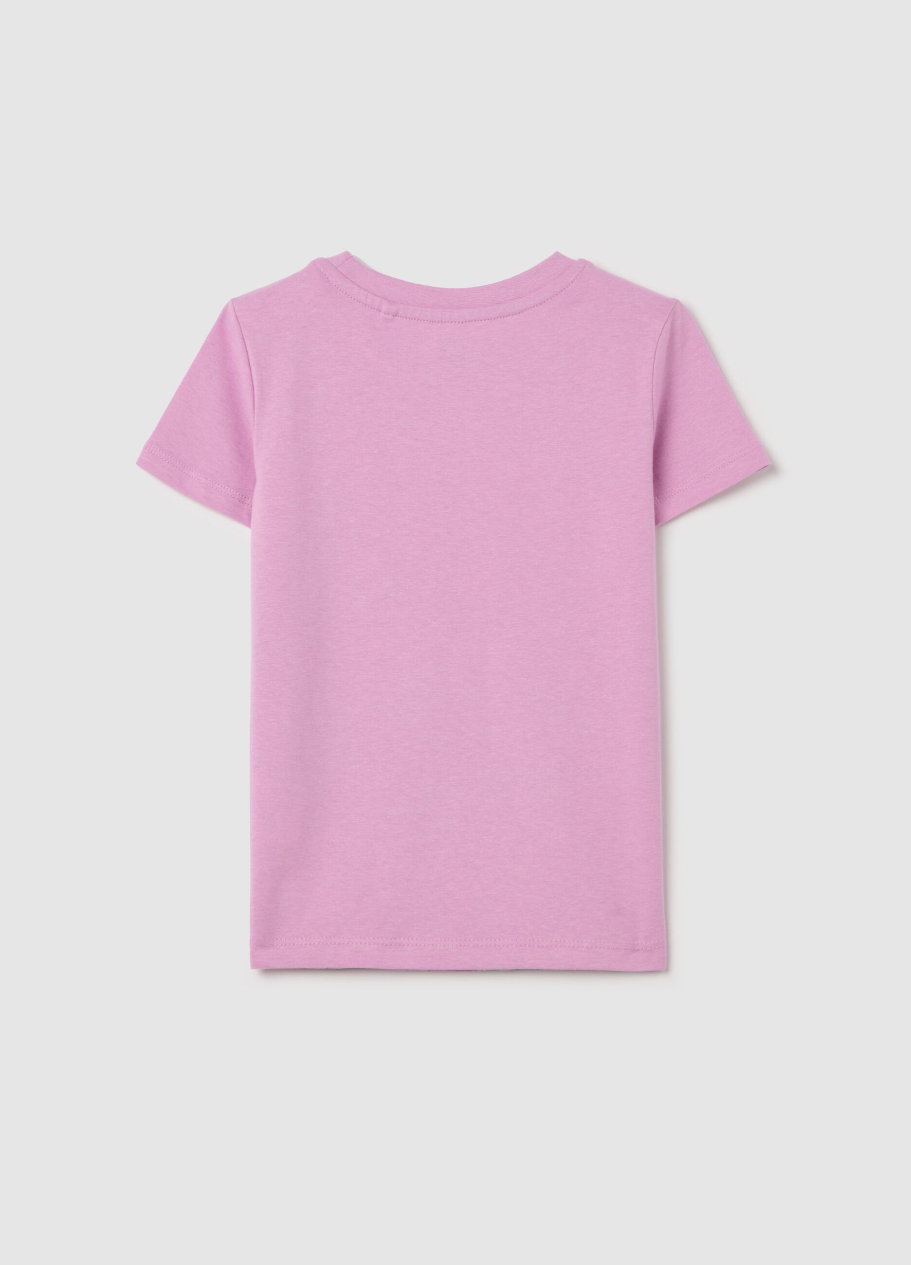 Cotton T-shirt with print
