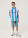 Blue denim cotton-blend boys&rsquo; shorts, regular fit_0