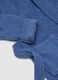 Children's blue pure cotton bathrobe_3