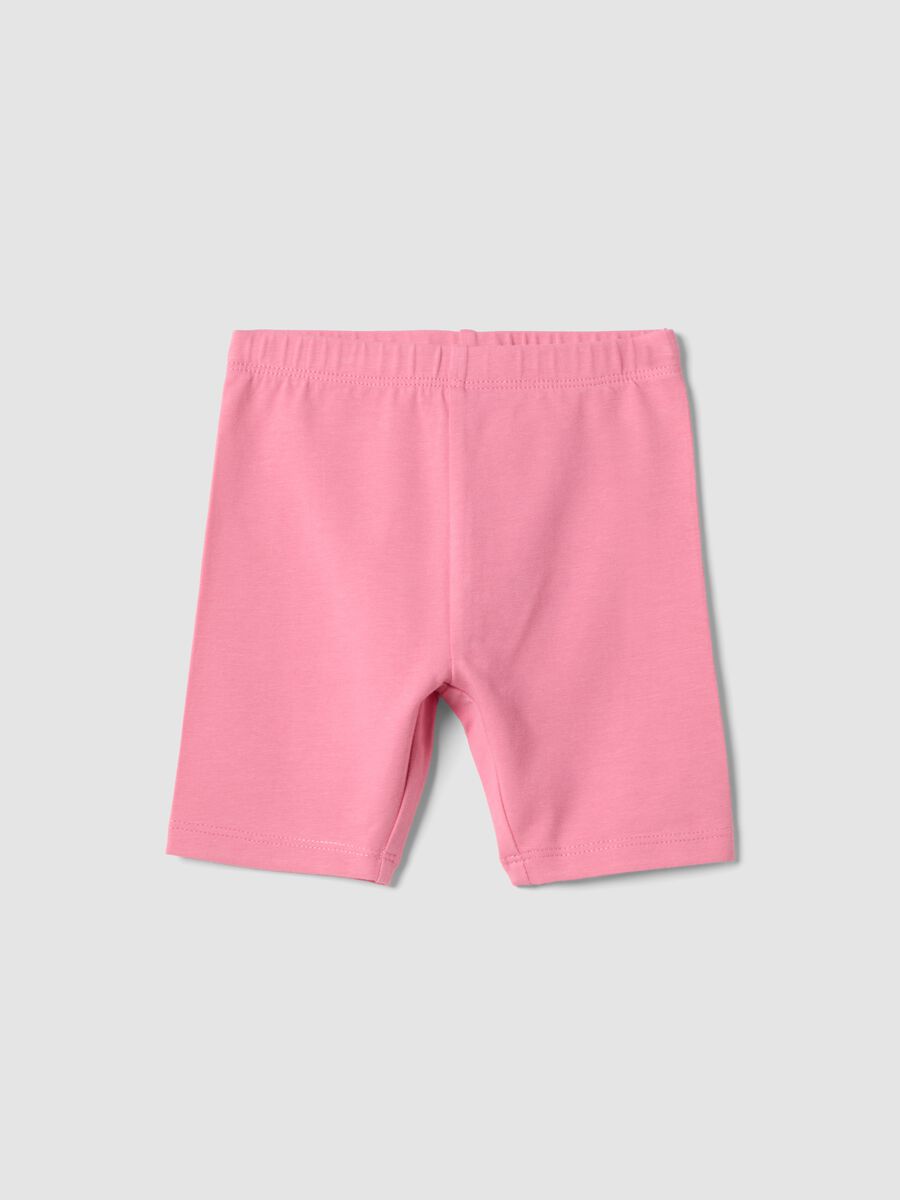 Pink organic cotton shorts_0