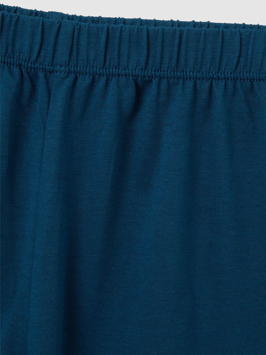 Set maglietta e pantaloncini da bambino in puro cotone multicolor regular fit_3