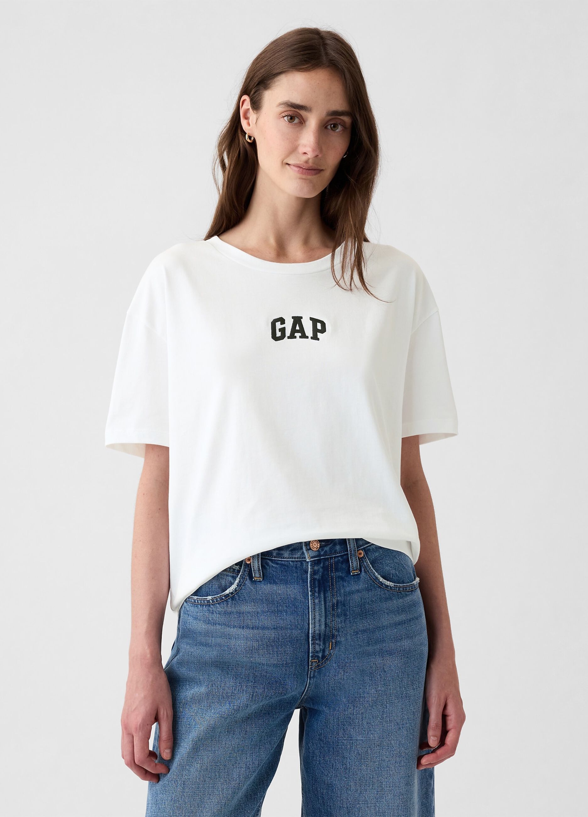 T-shirt a maniche corte con logo