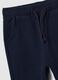 Girls' Blue Cotton Trousers Regular Fit_2