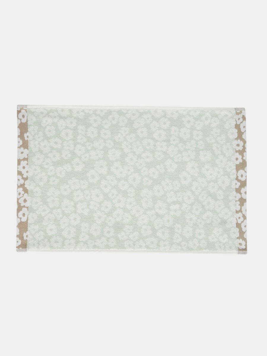 Floral towel in cotton_1