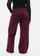 Purple wide-leg trousers in stretch cotton_5