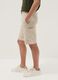 Boy's beige oversized fit pure cotton cargo shorts_2