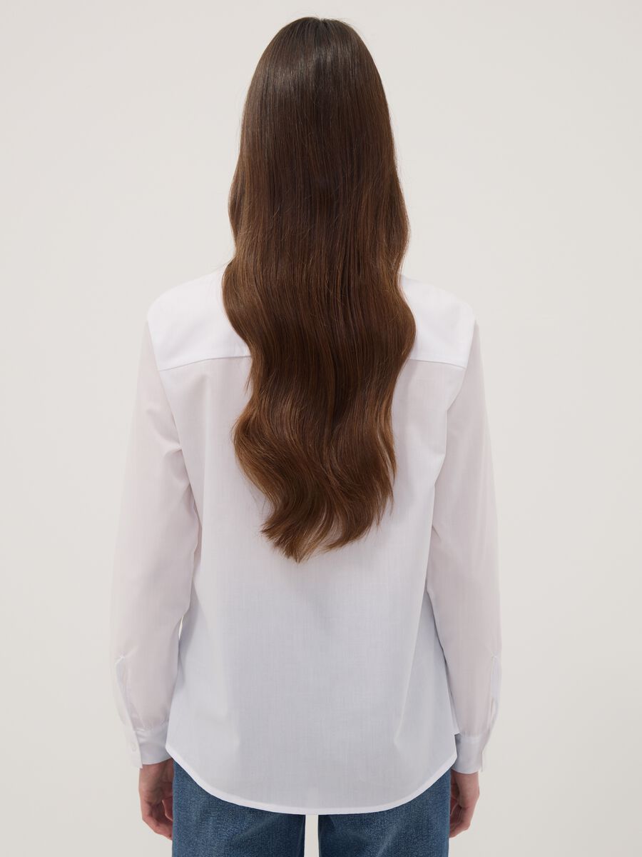 White long-sleeve slim-fit shirt_3