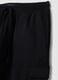 Black cotton-blend cargo joggers with drawstring, regular fit_1