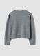Maglia grigia in tessuto elasticizzato con motivo a stelle over fit_2