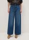 Wide Leg Pure Cotton Blue Jeans_1