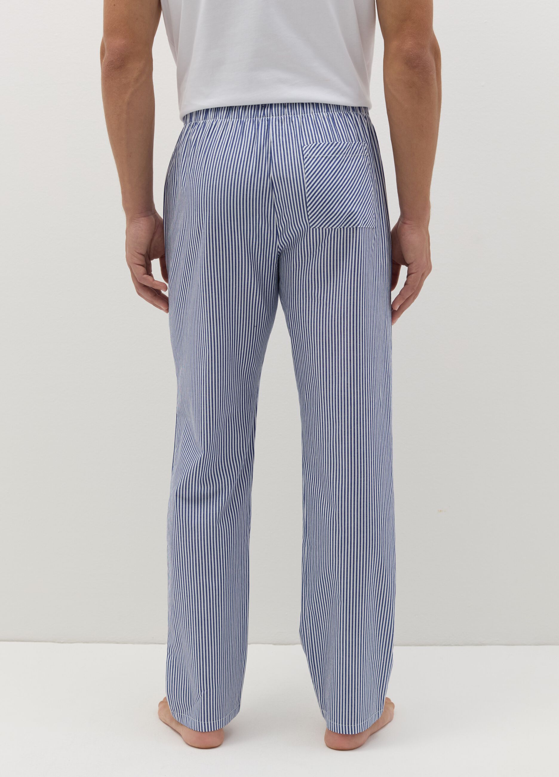 Pantalone pigiama stampato in cotone