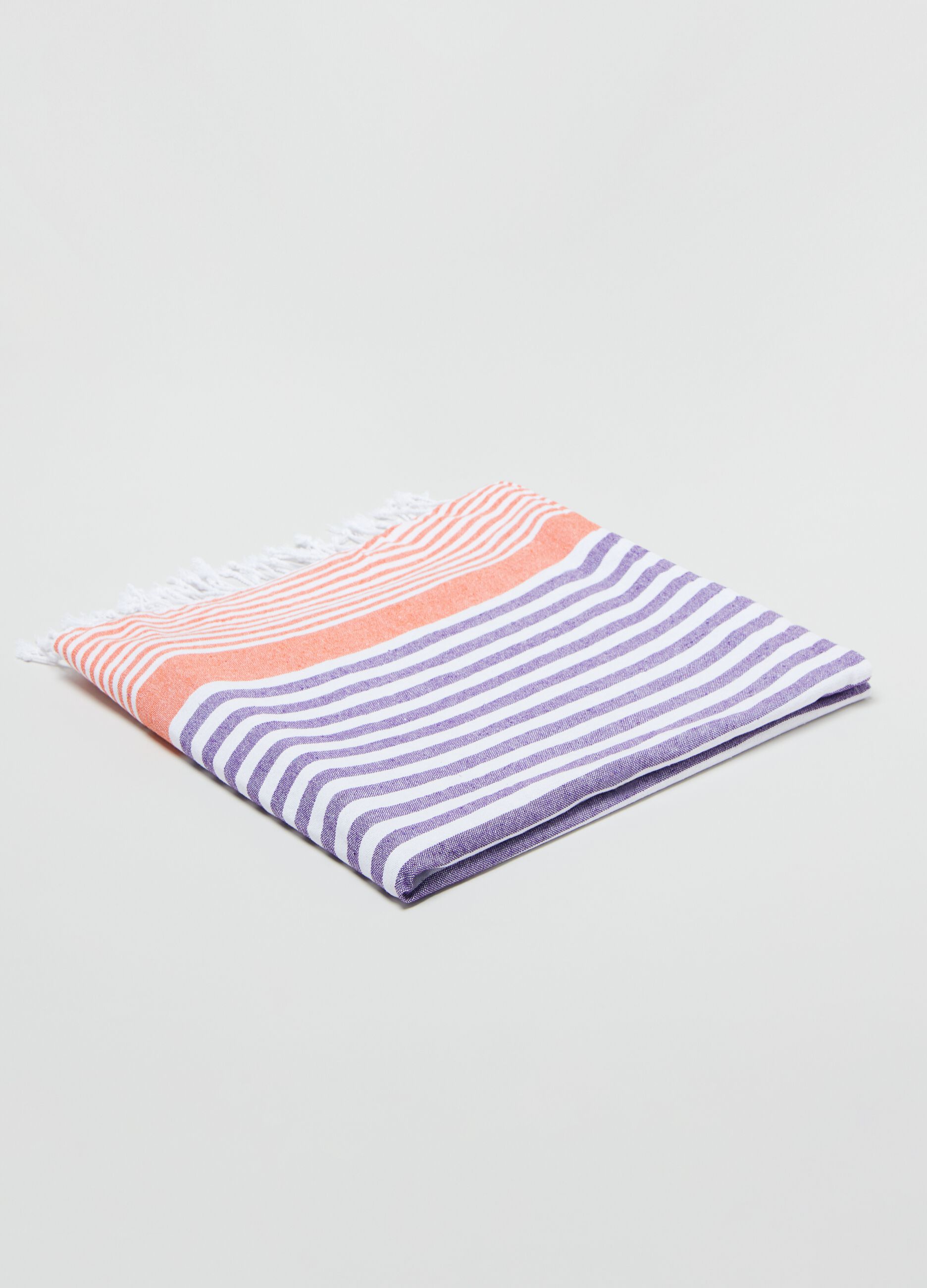 Telo mare a righe color block_1