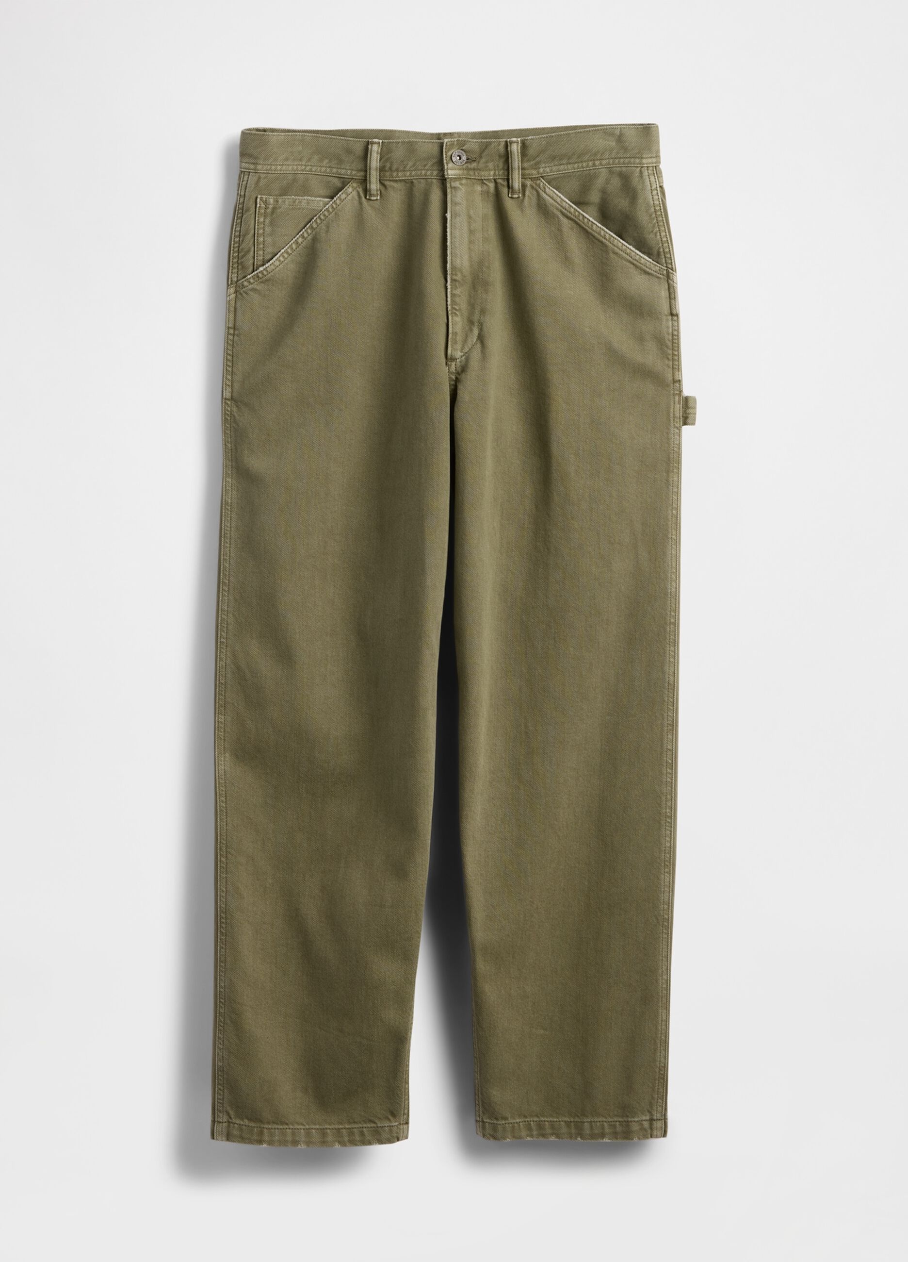 Cotton and lyocell blend trousers