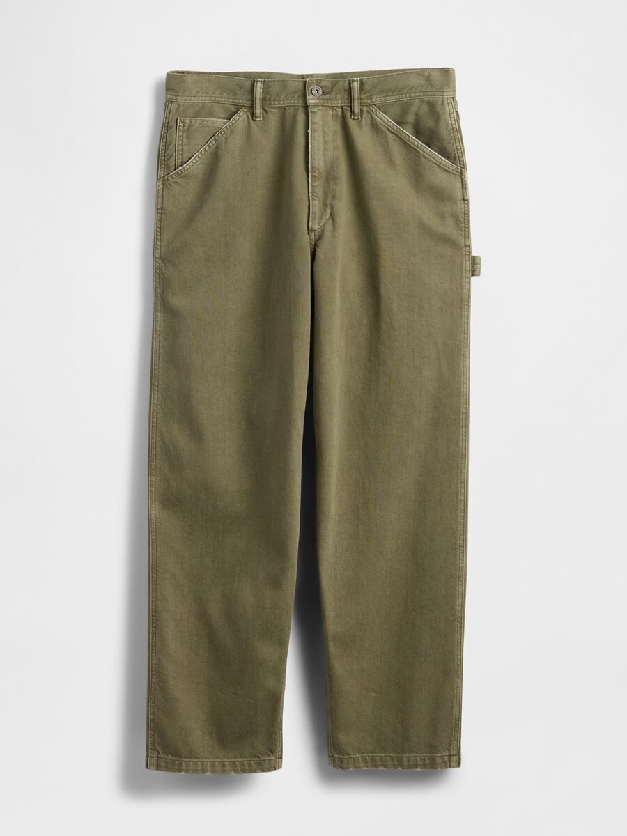 Cotton and lyocell blend trousers_4