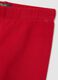 Girls' red skinny cotton leggings_2