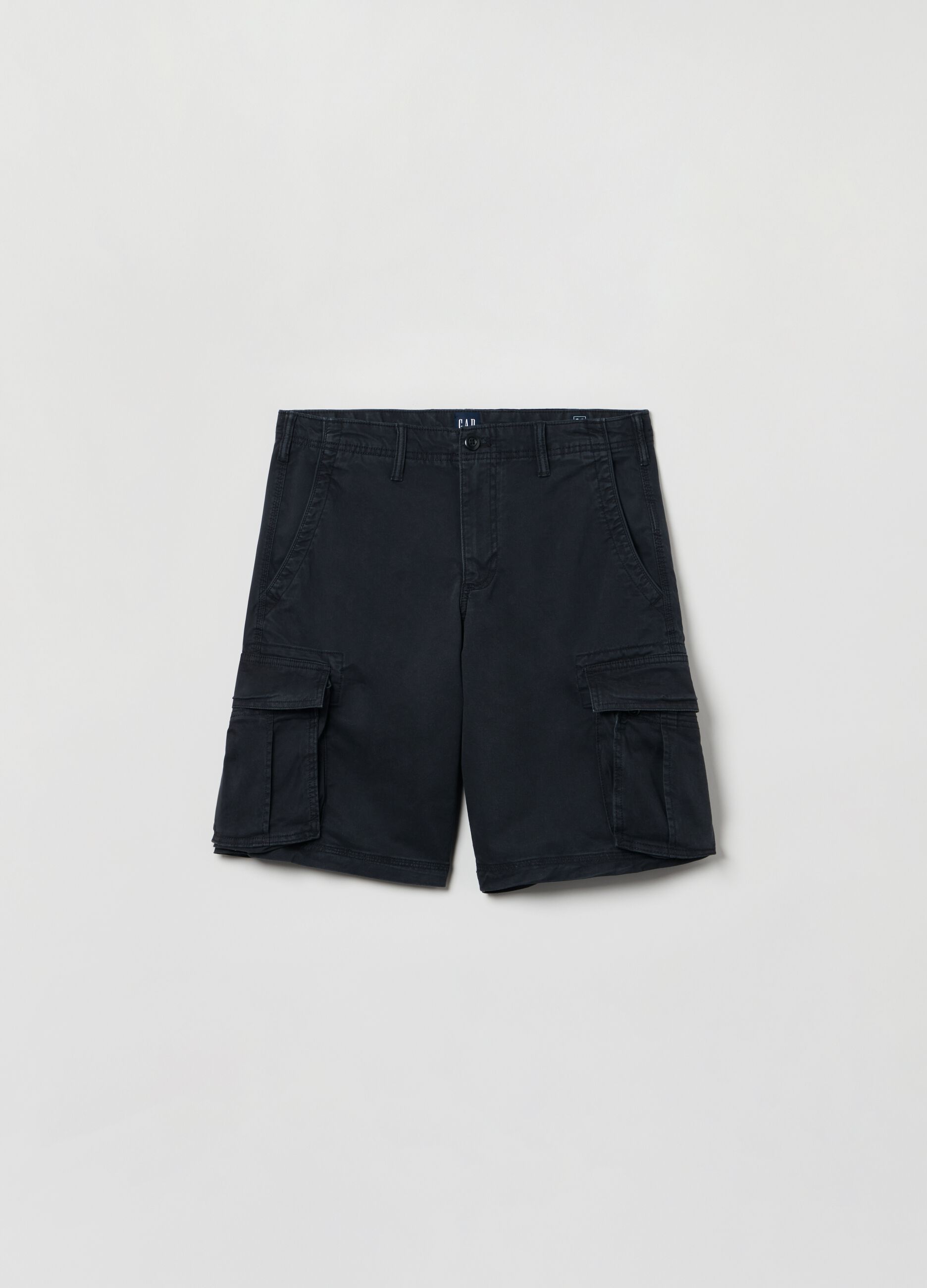 Bermuda cargo in cotone stretch
