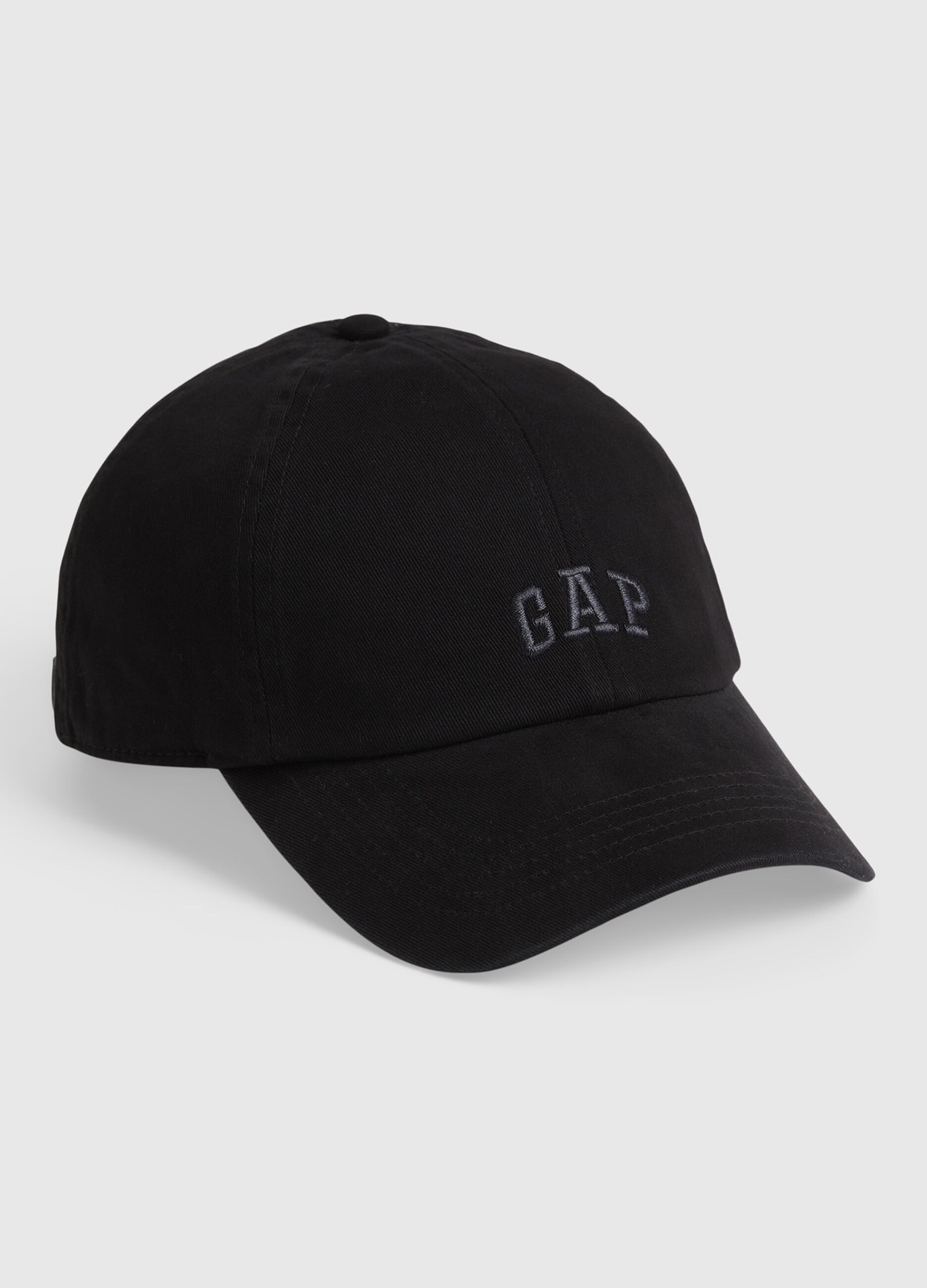 Baseball cap with embroidered logo