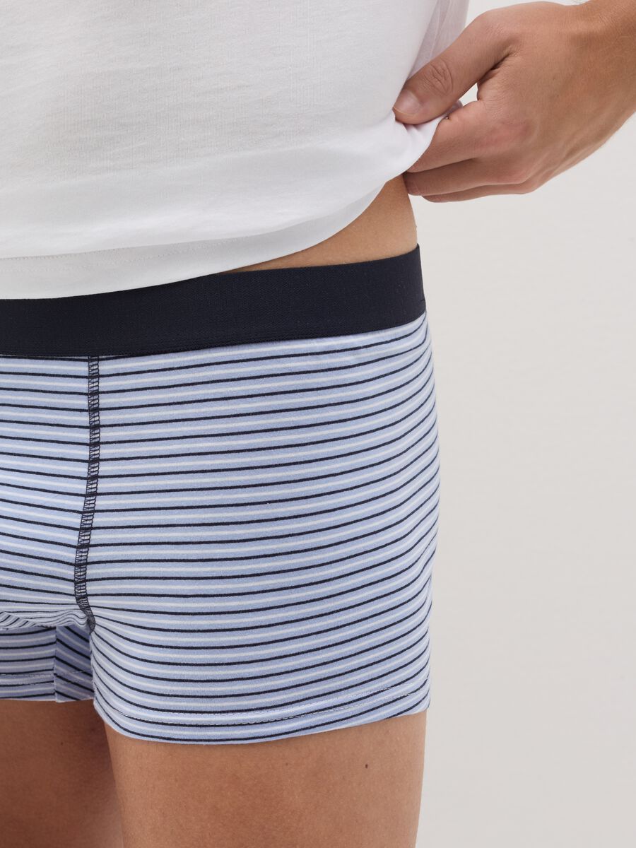 Five-pack striped cotton boxer shorts_2