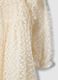 Abito lungo in misto cotone beige da bimba regular fit_2