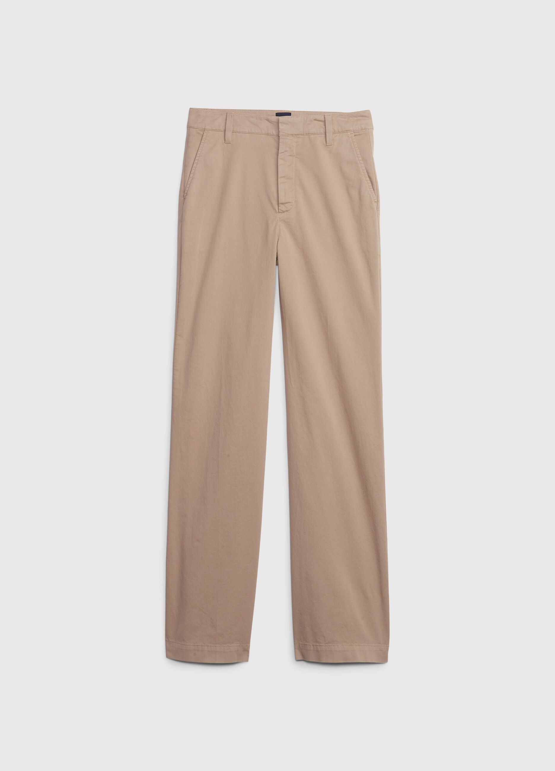 Pantaloni flare fit a vita alta
