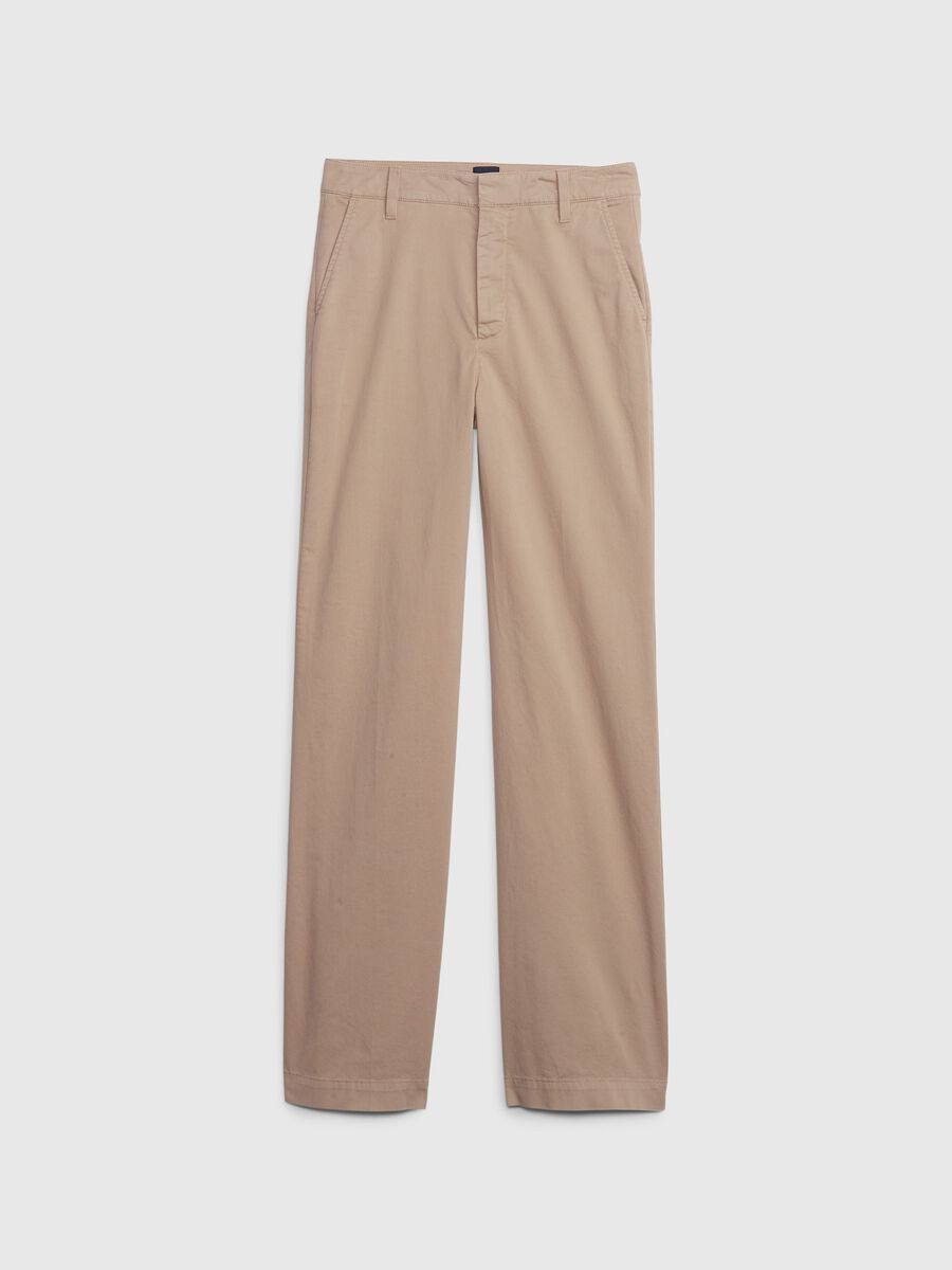 Flare-fit high-rise trousers_5