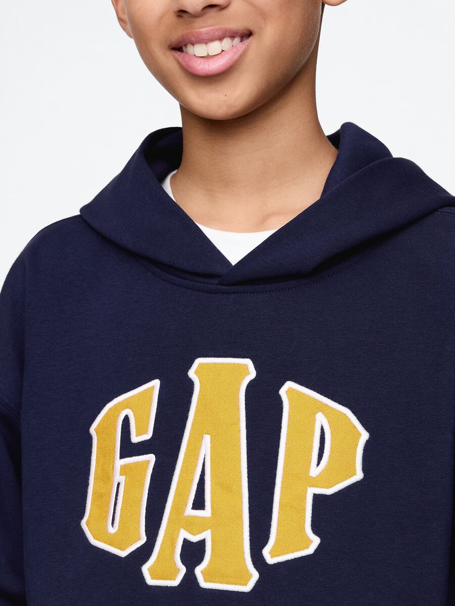 Blue hoodie with GAP logo_3