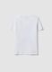 White pure cotton jersey T-shirt with dog print, regular fit_5