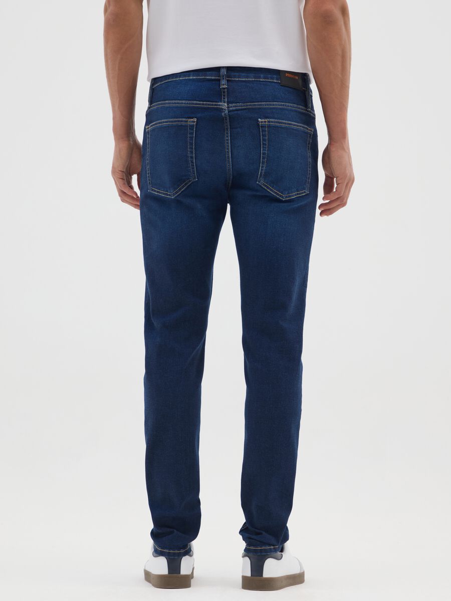 Blue Skinny Stretch Jeans_2