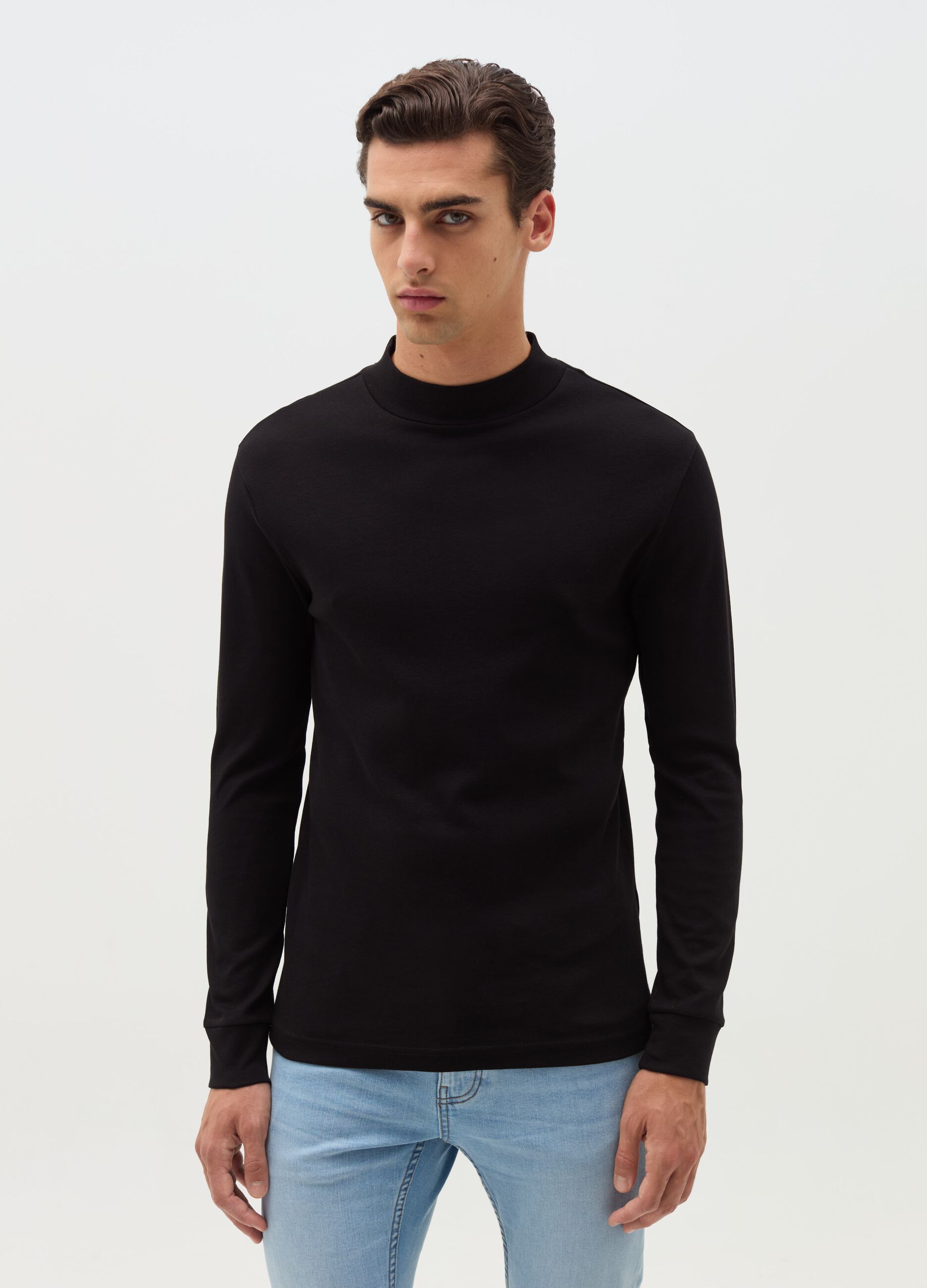 T shirt e Magliette Uomo Nero OVS