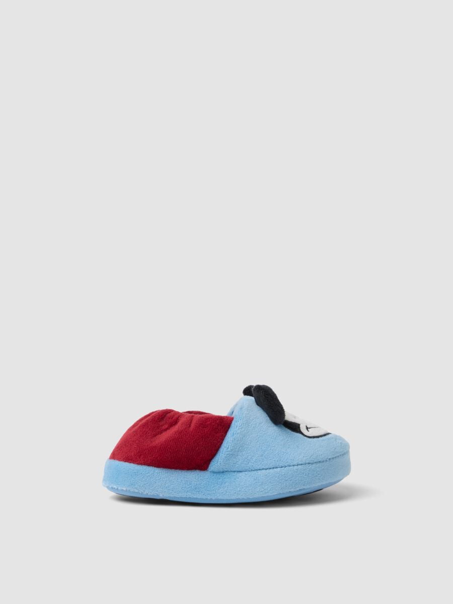 Blue Mickey & Friends print slippers for boys_0