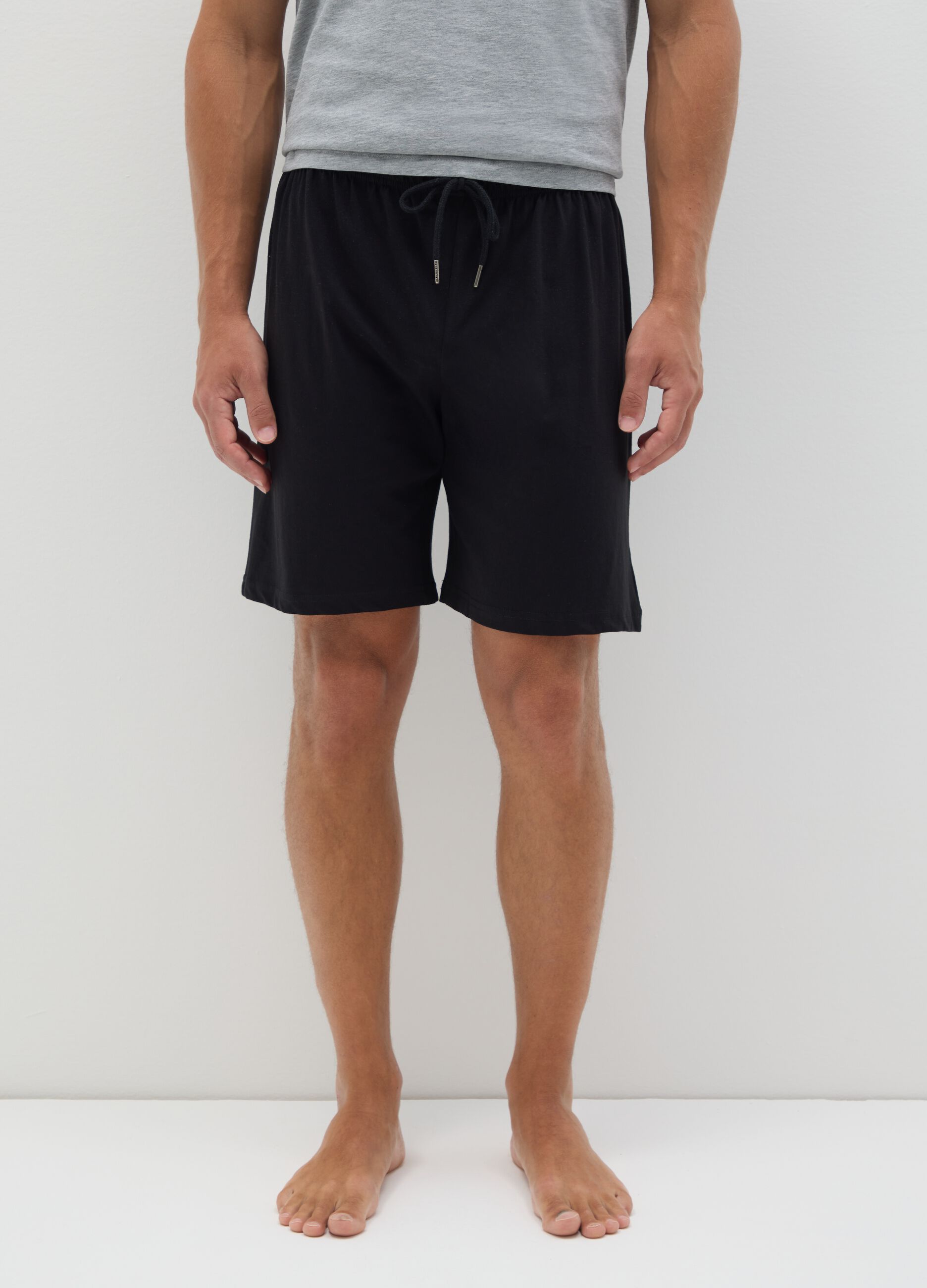 Regular fit multicolour cotton blend pyjamas
