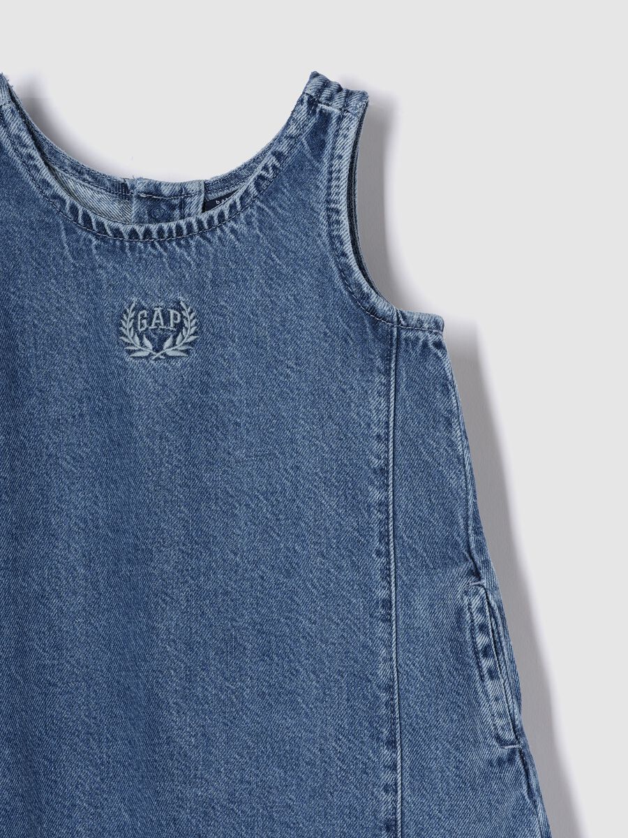 Sleeveless denim dress_2