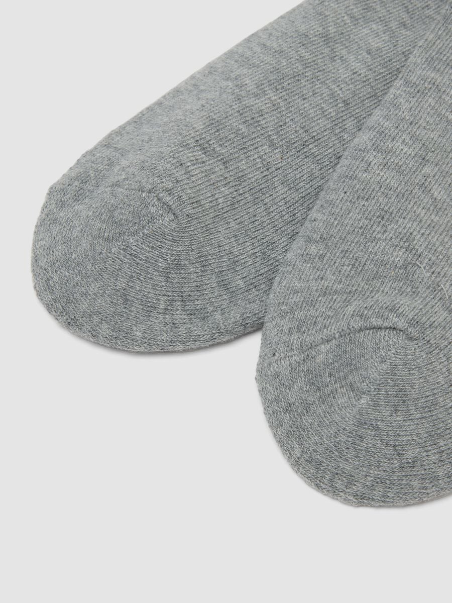3-pack of grey athletic socks in stretch organic cotton_2