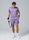 Purple ALTAVIA COURT sports polo in stretch fabric_0