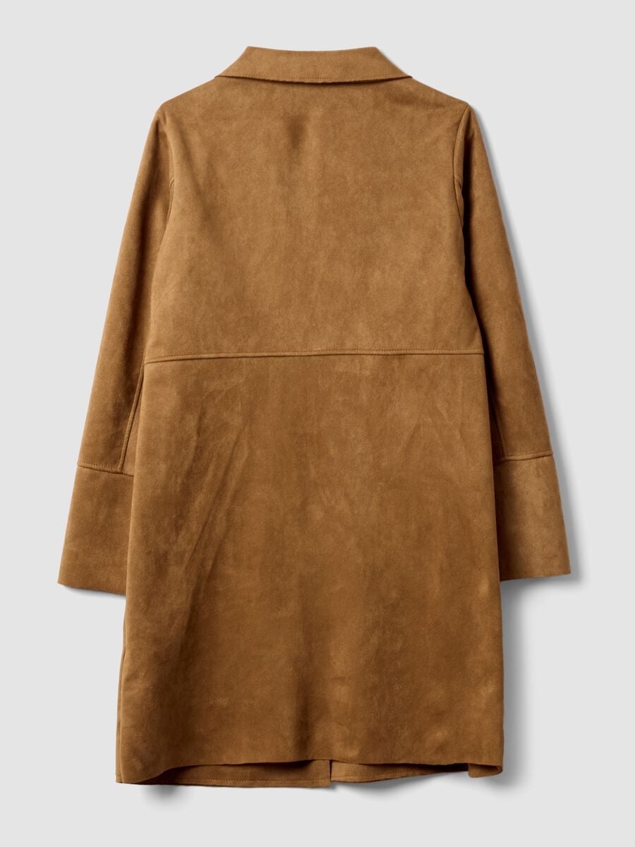 Brown Ultralight regular-fit jacket with lapels and two pockets_6