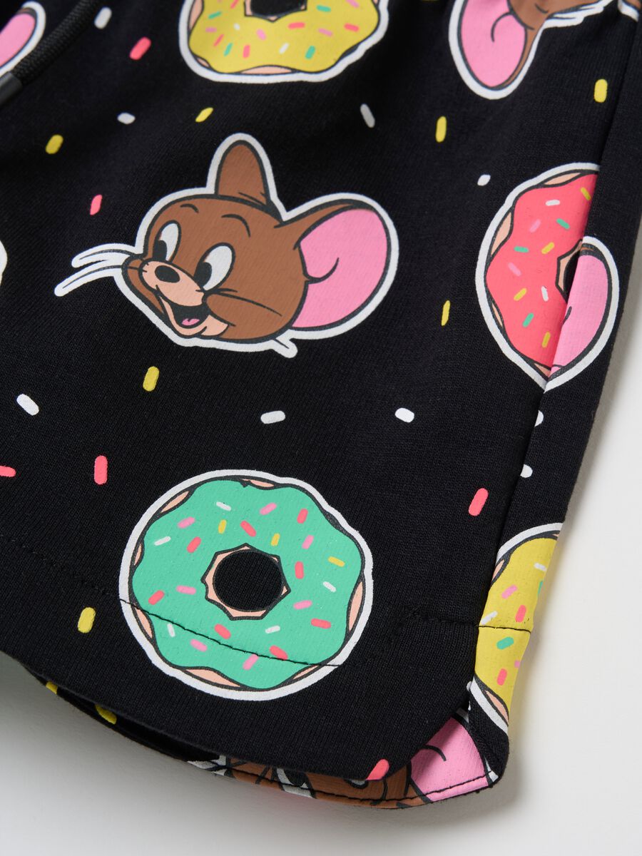 Shorts with drawstring, and Jerry and donuts print_3