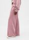 Women's Pink Trousers in Cotton and Polyester Blend_4