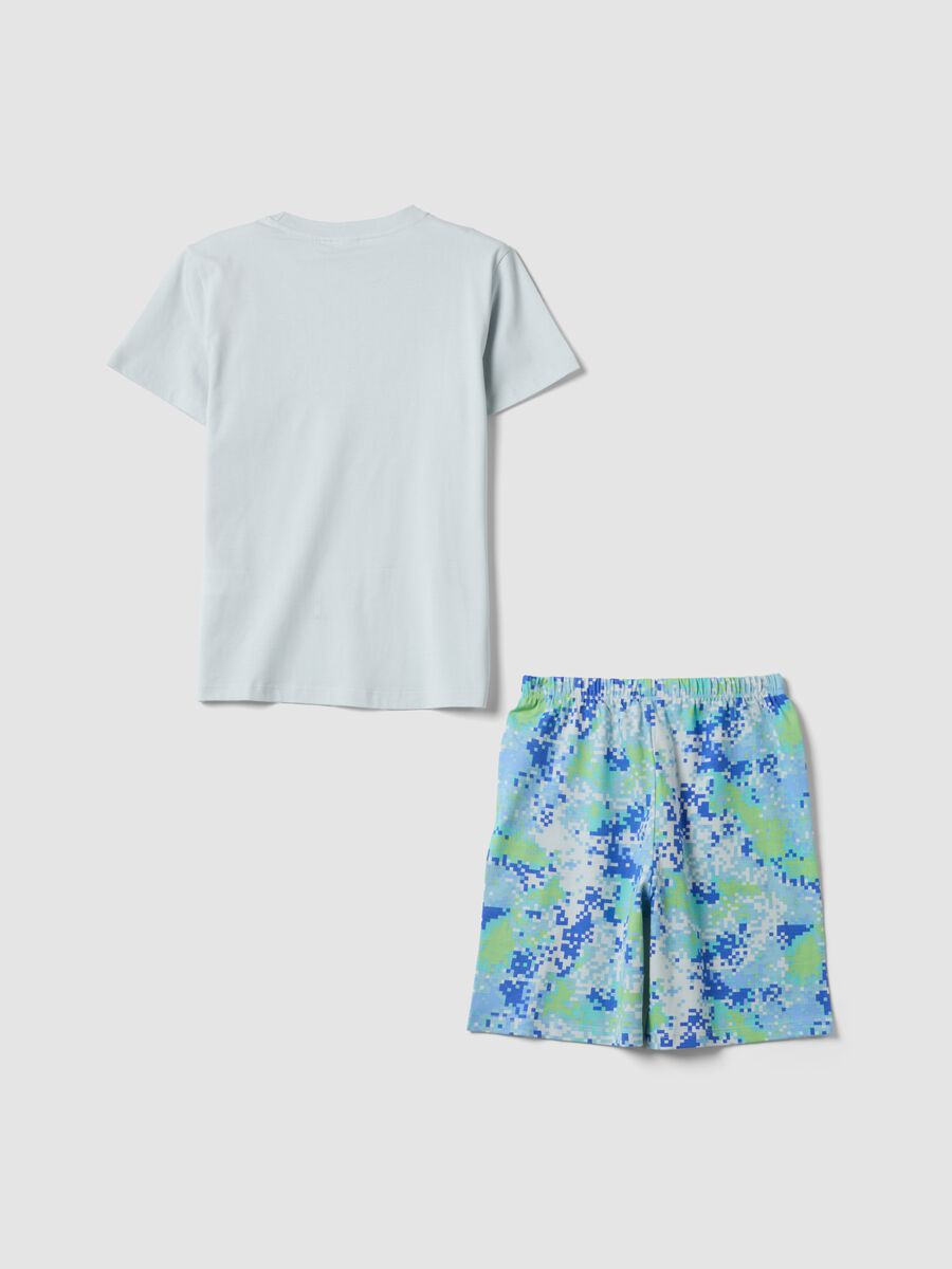 Light blue organic cotton pyjamas_1