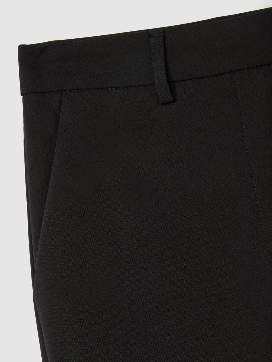 Stretch Black Slim Trousers_5