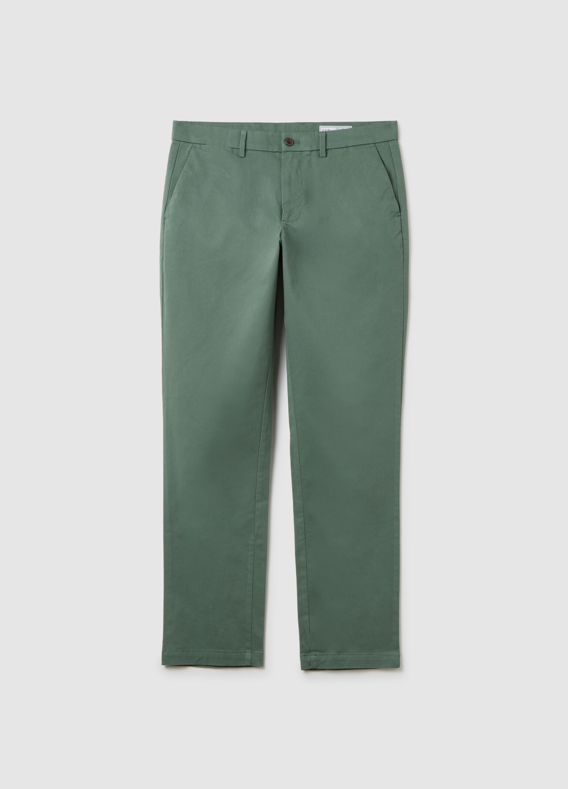 Stretch cotton chinos