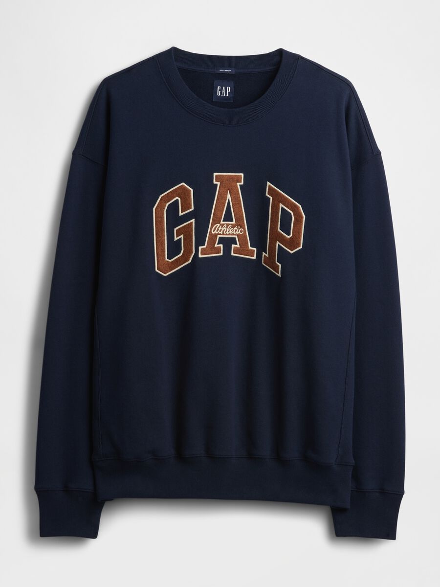 Blue Crew Neck Sweatshirt_4