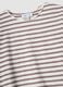 Multicoloured striped pure cotton short-sleeved T-shirt, regular fit_5